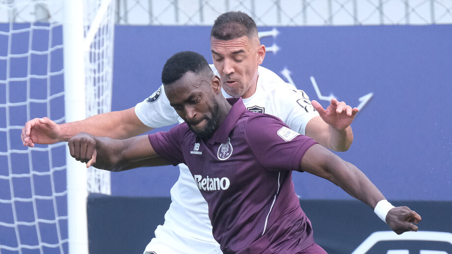 Jackson em ação no Liga Portugal Legends pelo FC Porto
