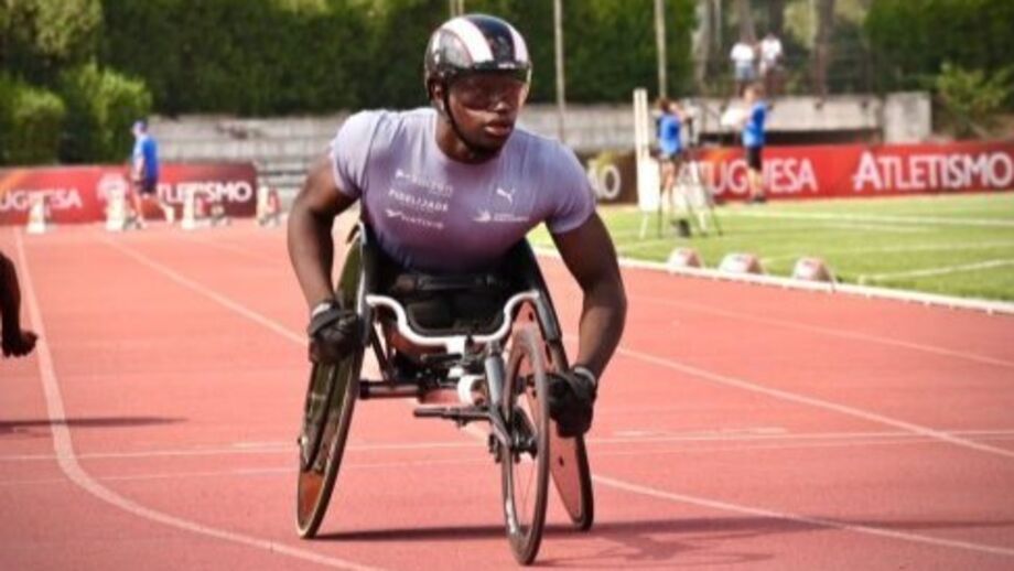 Mamudo Baldé quebra recorde mundial dos 100 metros em cadeira de rodas