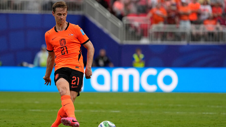 Frenkie de Jong ao serviço da Holanda no Mundial'2026