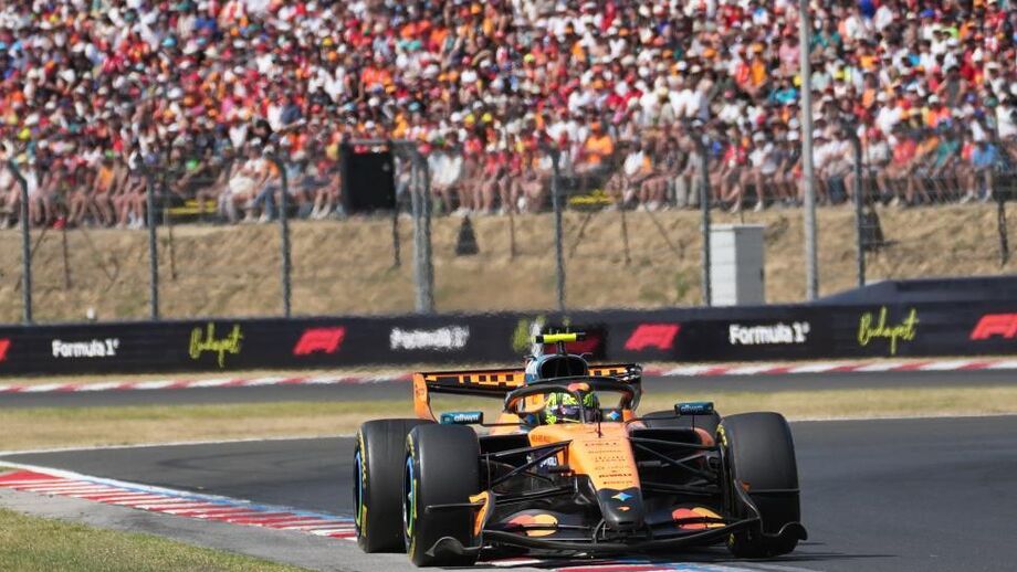 Lando Norris em ação