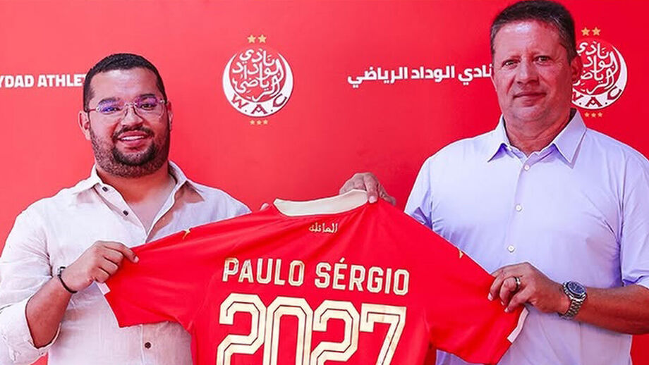 Paulo Sérgio é o novo treinador do Wydad Casablanca 