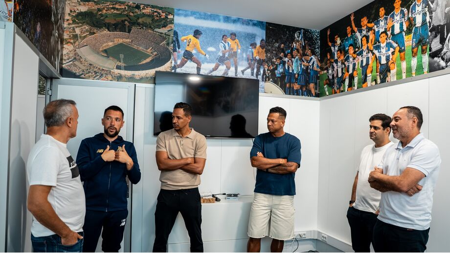 Velhas glórias portistas com Farioli
