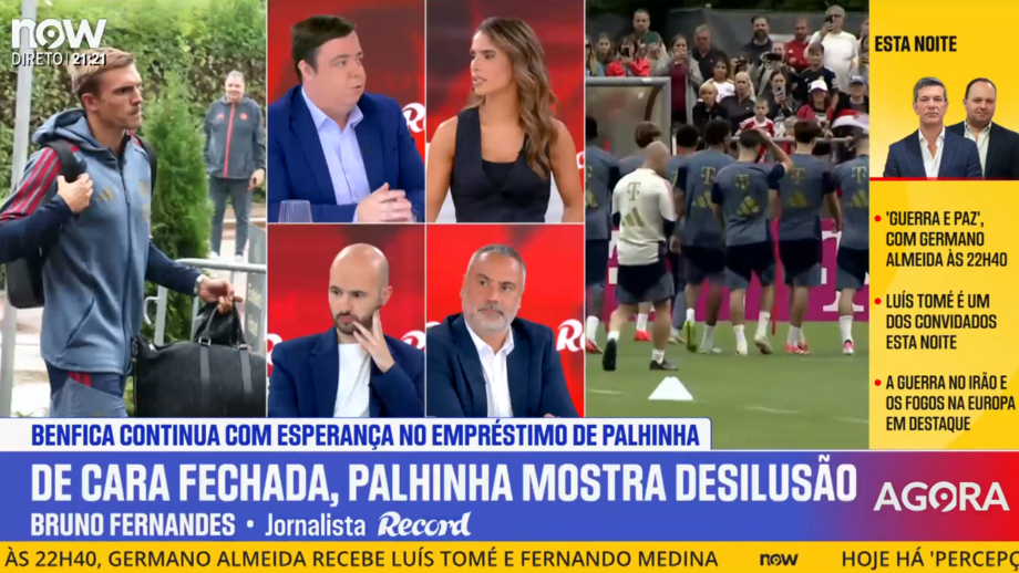 Bruno Fernandes, editor de Record, realça as palavras do médio no aeroporto de Lisboa