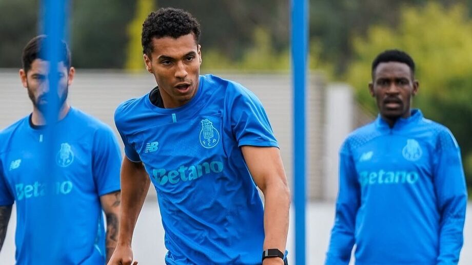 Alberto Costa durante o treino