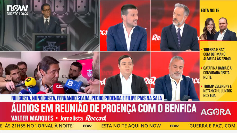 Valter Marques, editor de Record, analisa áudios polémicos do presidente da FPF