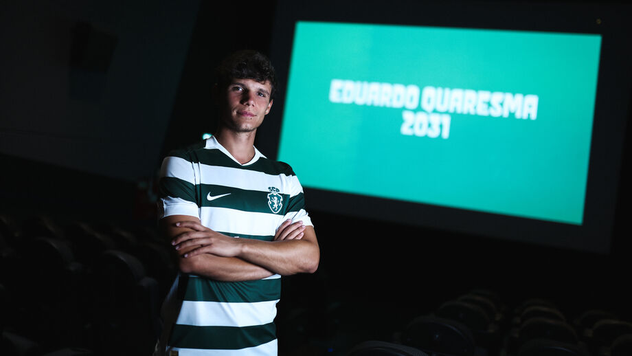 Eduardo Quaresma entrou no Sporting aos 9 anos