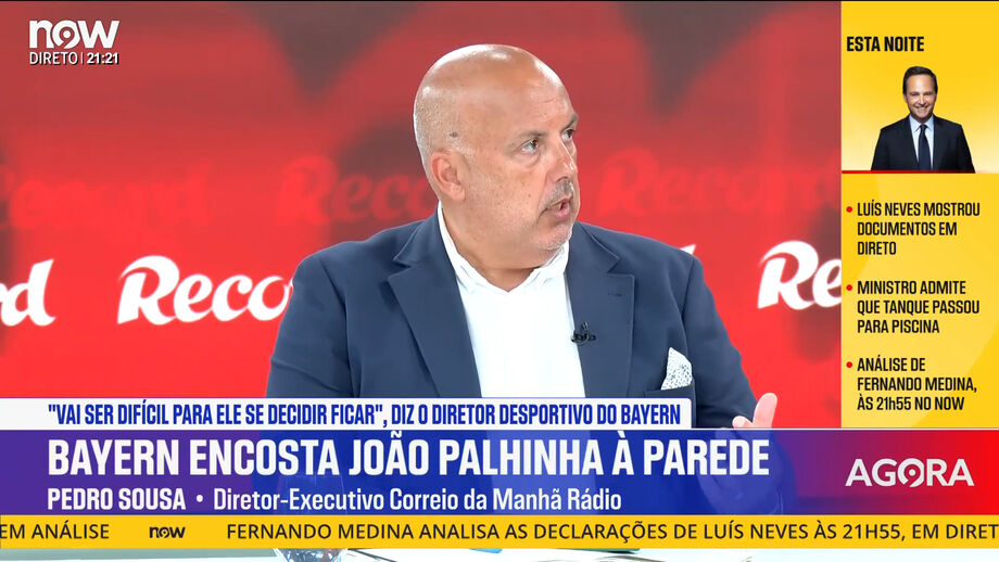 Pedro Sousa, diretor executivo da CM Rádio, defende que o Benfica deve contratar médio do Bayern