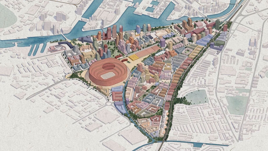 O plano do Manchester United para Trafford Wharfside