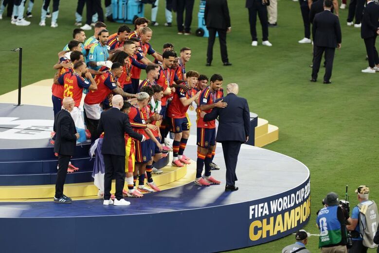 Trump entregou a taça de campeão