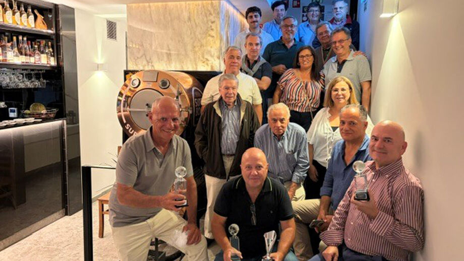O jantar de convívio da Liga Fantástica TD 25/26, no Restaurante 'Brazão da Vila'. Uma liga privada com 30 anos de existência