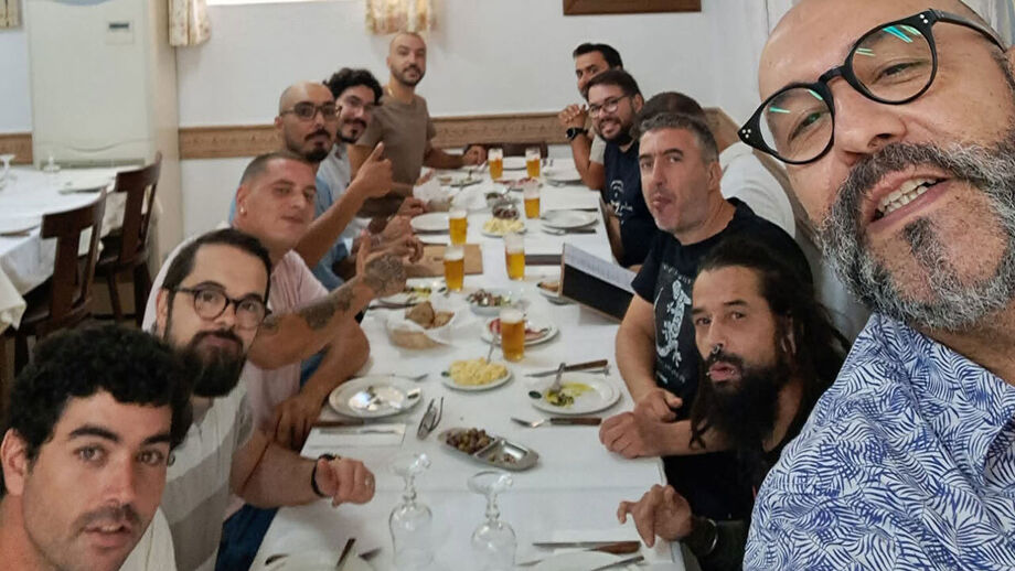 Convívio da Liga Pedras em Beja, que conta com 18 elementos, todos naturais de Pedrógão do Alentejo, concelho da Vidigueira