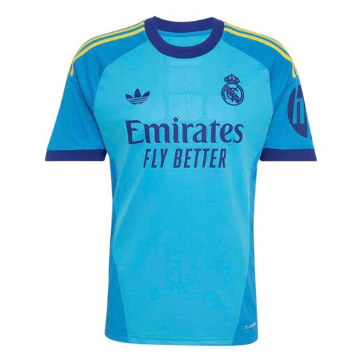 A nova camisola alternativa de guarda-redes do Real Madrid para 2026/27
