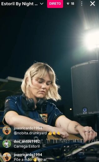 DJ Armanda Santana exibe o 3.º equipamento do Estoril