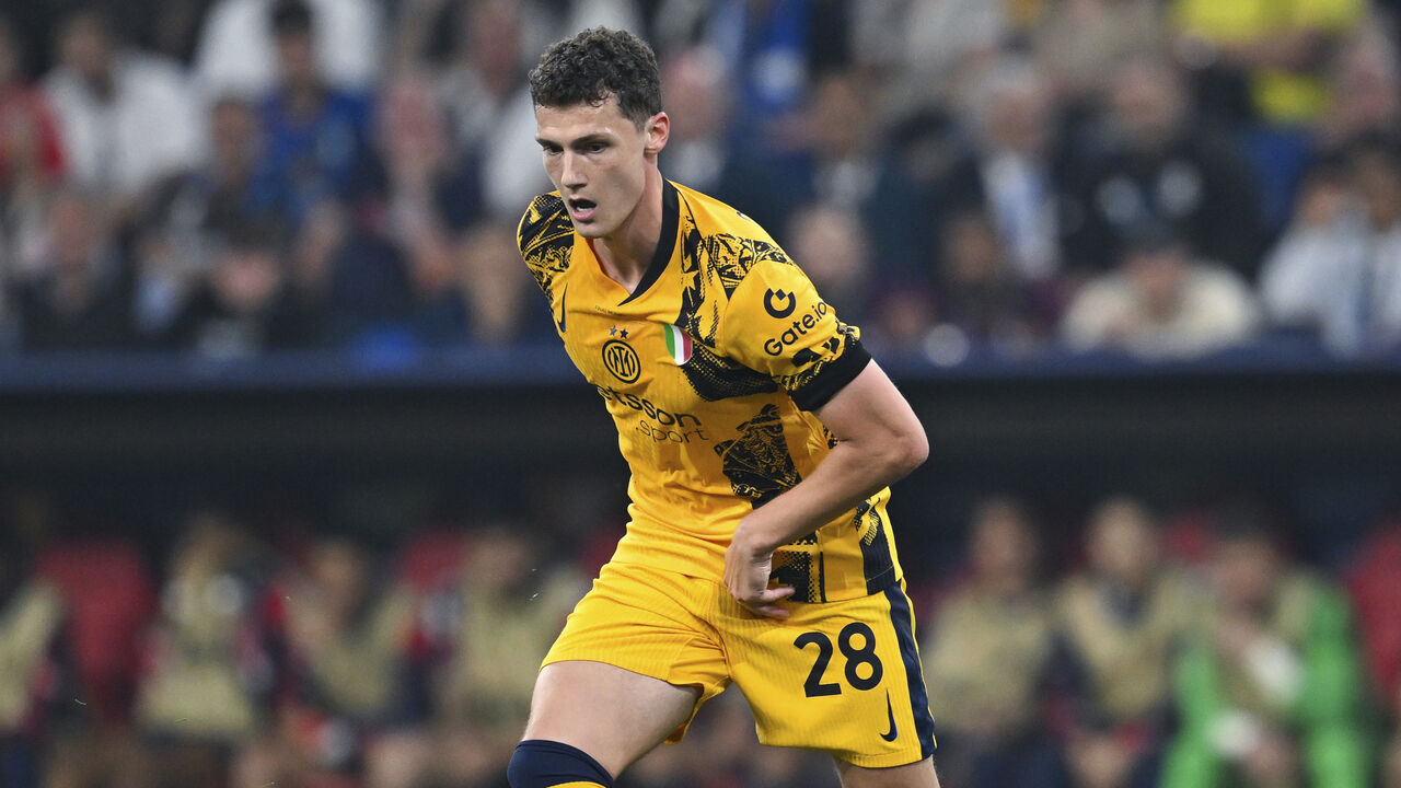 Benjamin Pavard em ação pelo Inter Milão