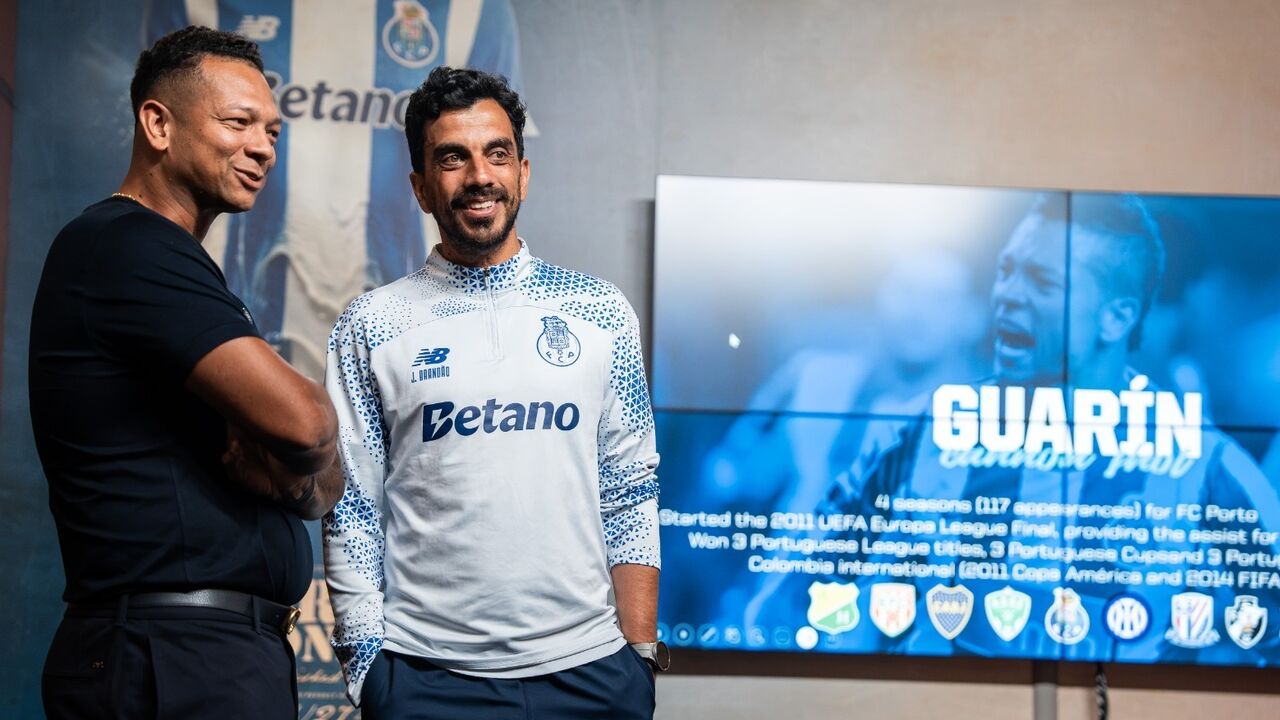 Fredy Guarín e João Brandão