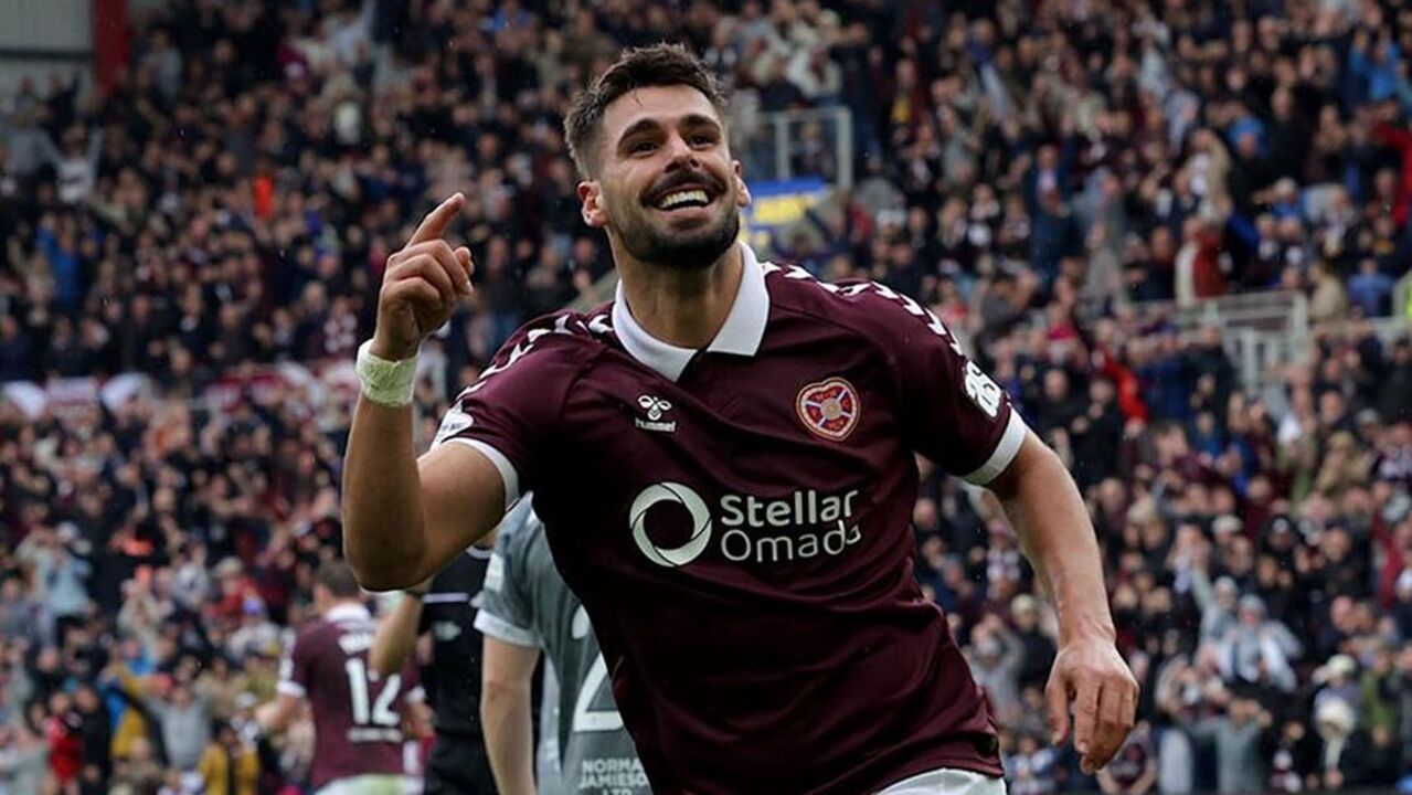 Cláudio Braga é fenómeno no Hearts