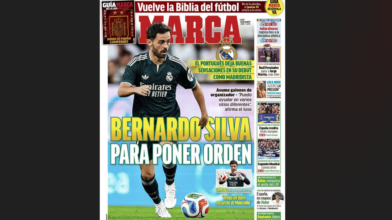 "Bernardo Silva para pôr a ordem": a capa da Marca