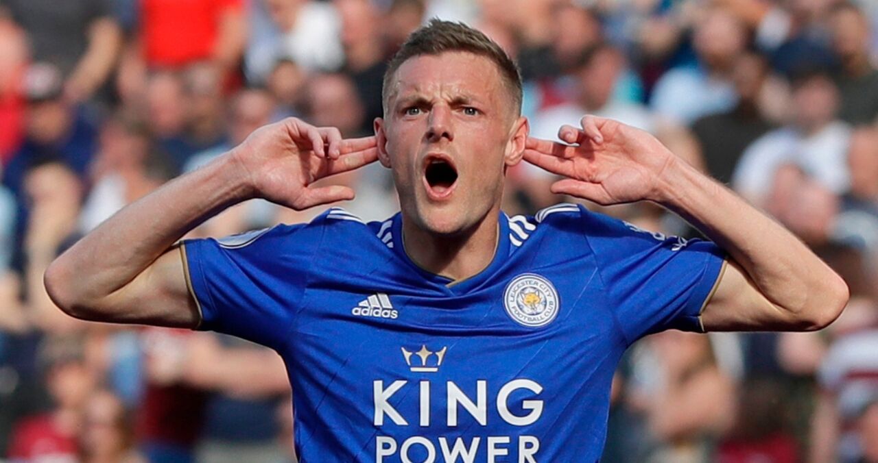Vardy nos tempos de Leicester
