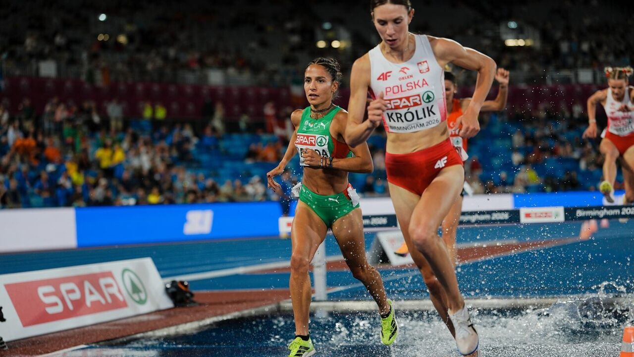 Laura Taborda em ação em Birmingham