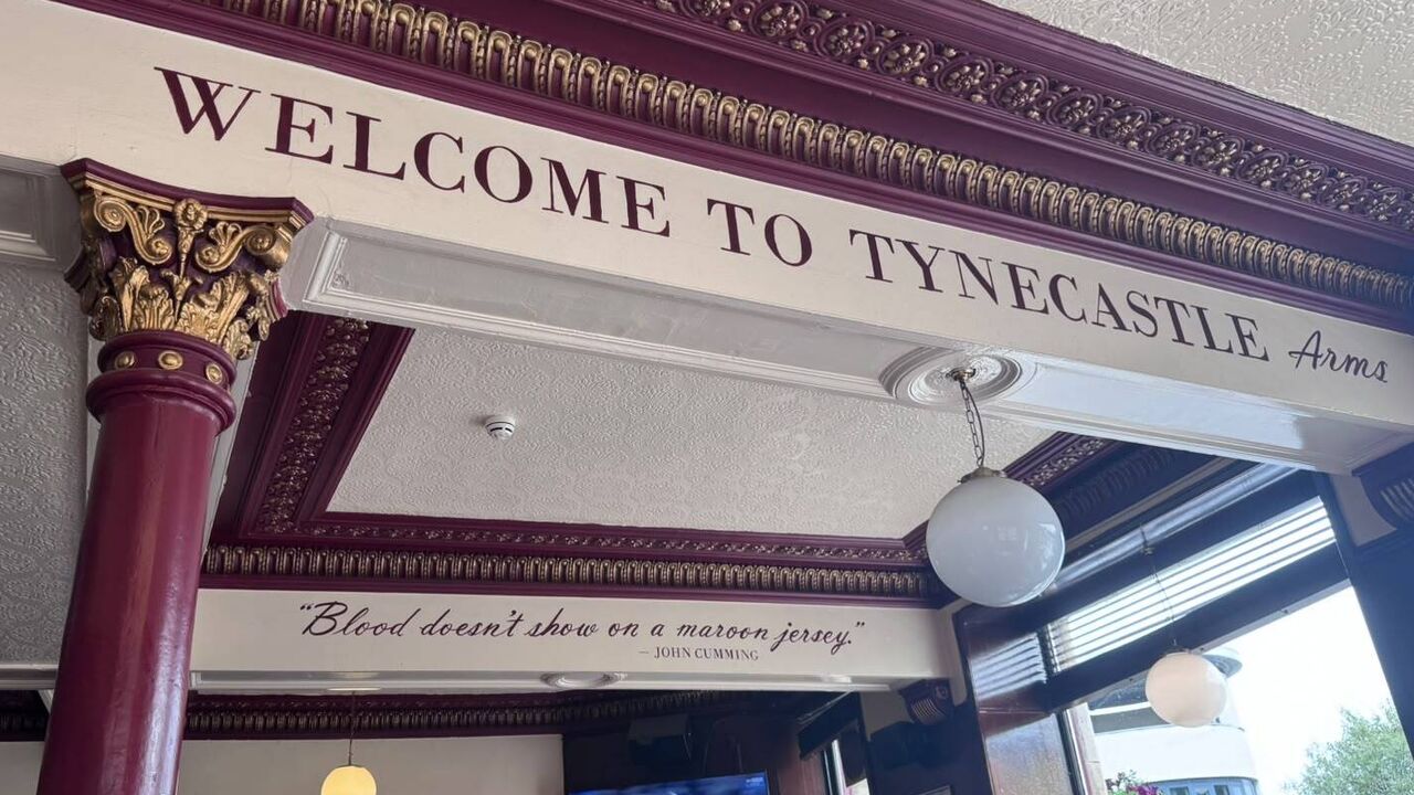 O The Tynecastle Arms, bar do Hearts 
