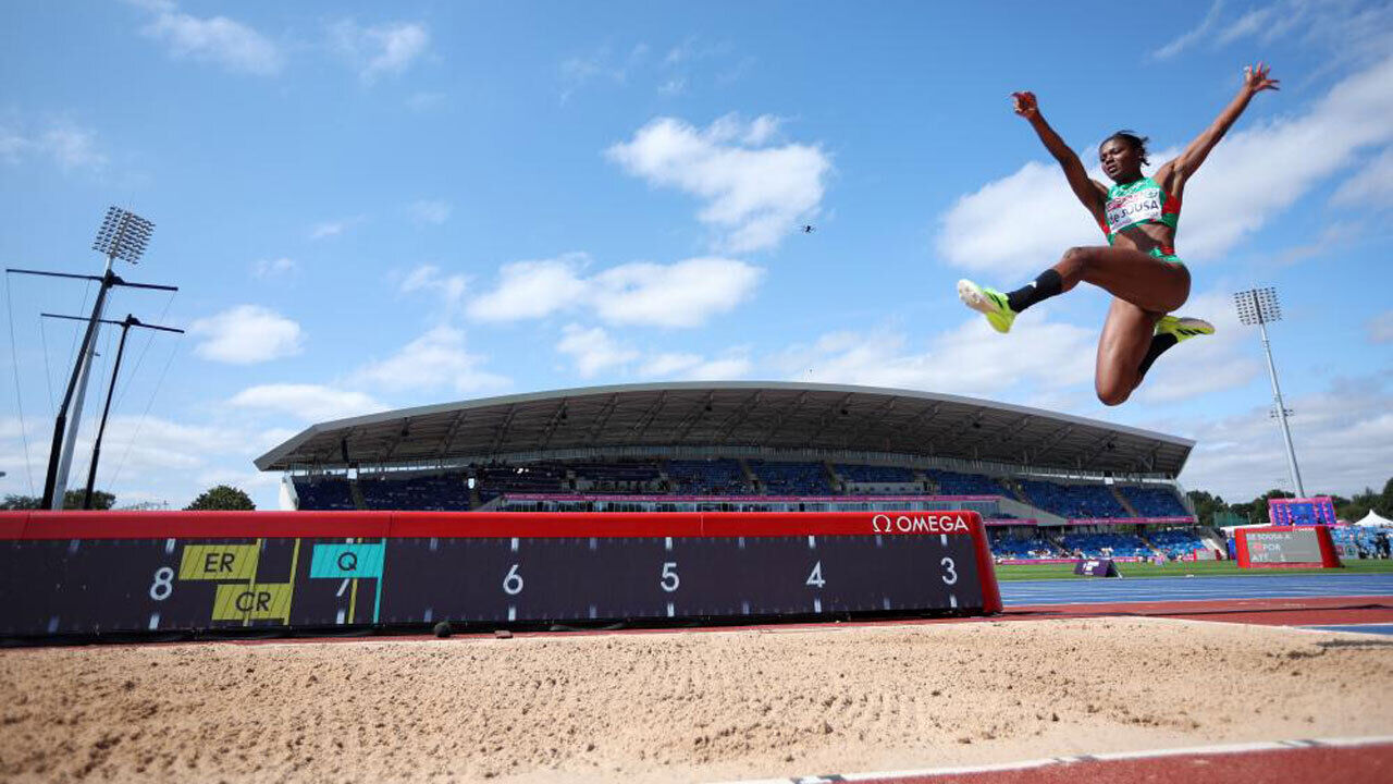 Agate de Sousa na final do salto em comprimento dos Europeus