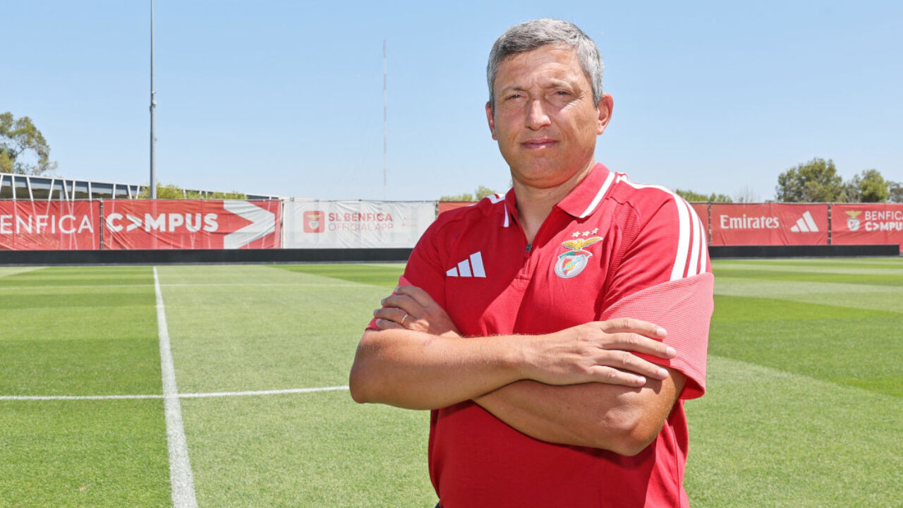 Luís Araújo, treinador dos sub-19 do Benfica 