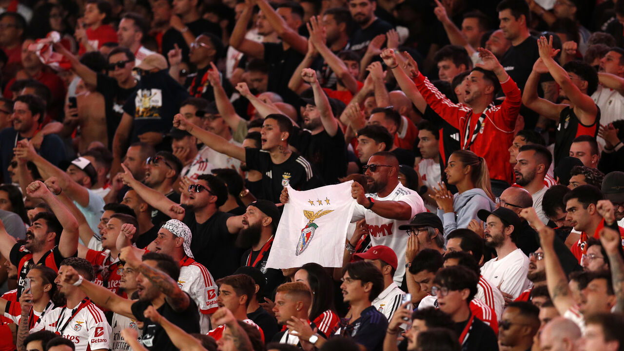 Adeptos do Benfica