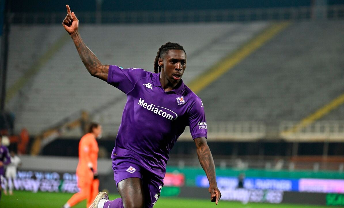 Kean em ação pela turma viola