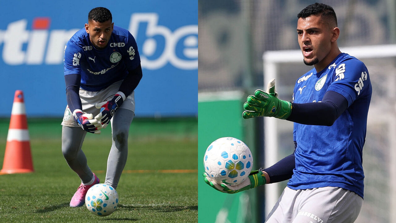 Kaique foi integrado por Abel no plantel do Palmeiras em 2023, antes da primeira experiência em Portugal. Voltou... mas não vingou