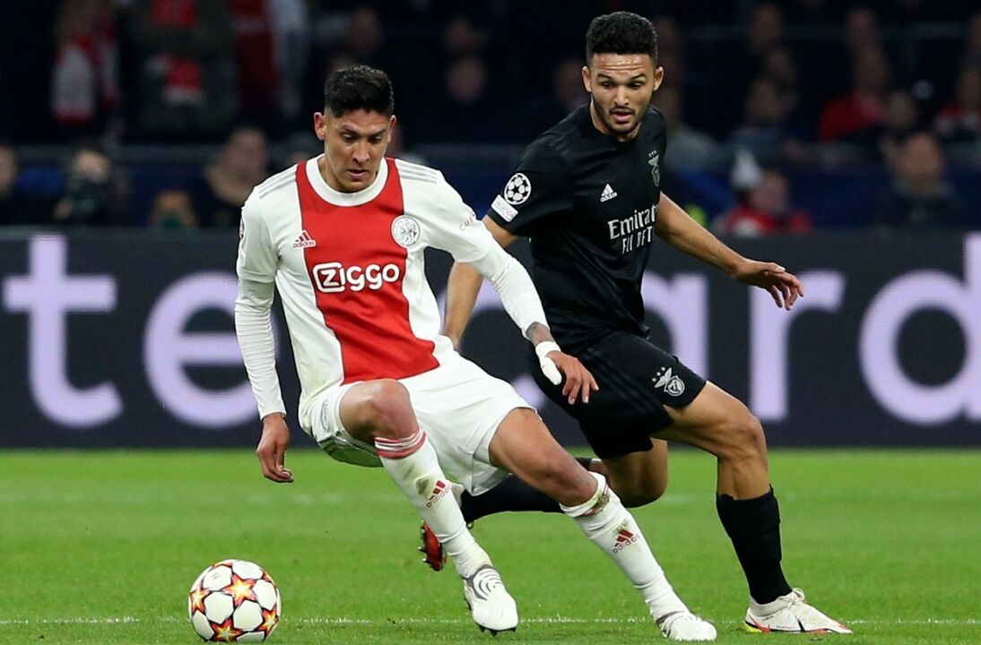 Edson em ação contra Benfica