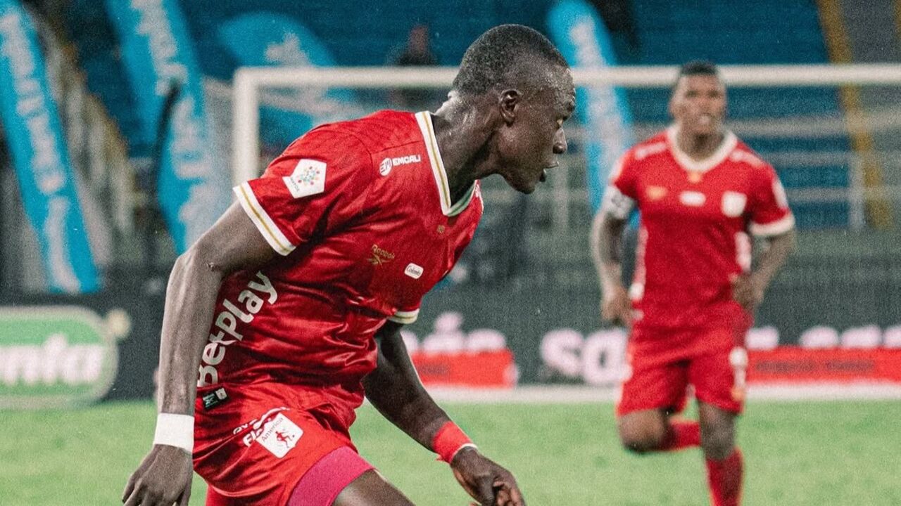 Luis Miguel Mina na estreia pelo América de Cali