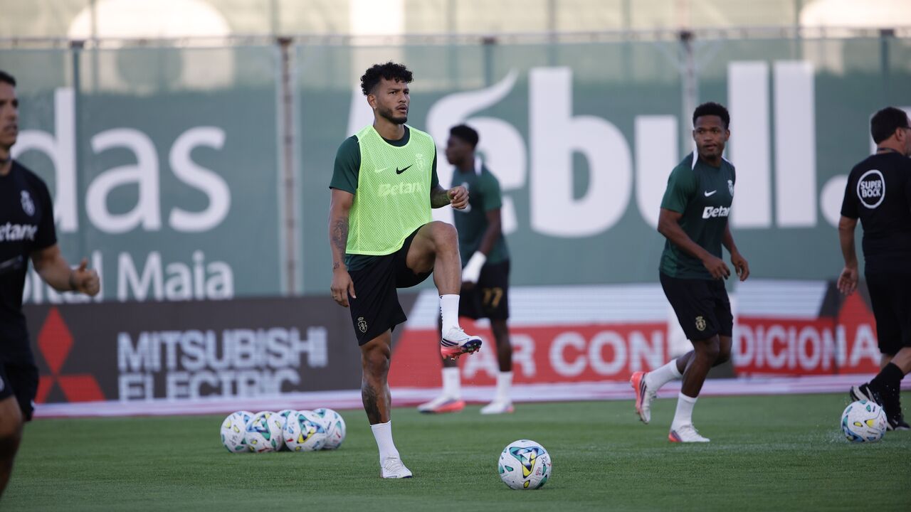 Suárez no aquecimento