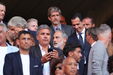 Pedro Proença na tribuna da Luz, com Jorge Jesus