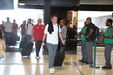 Marco Silva à chegada ao aeroporto de Lisboa