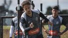 Ian Luccas durante um treino no Athletic MG