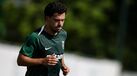 Pote em ação nos treinos do Sporting