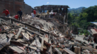 Sismo deixou rasto de destruição