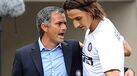 José Mourinho dirige-se a Zlatan Ibrahimovic no Inter