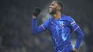 Tosin Adarabioyo celebra golo pelo Chelsea frente ao Morecambe