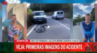 CMTV mostra local do acidente fatal de Finlay Tarling na Volta a Portugal: bicicleta no chão e pára-brisas estilhaçado