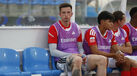 Trubin no banco do Benfica