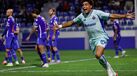 Martim Cunha festeja o golo frente ao Feirense
