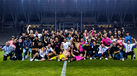Plantel do Sabah celebra qualificação para a Champions