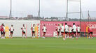 Treino do Benfica no Seixal