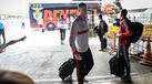 Circati no aeroporto antes de seguir viagem com o restante plantel do Benfica