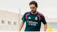Bernardo Silva no treino do Real