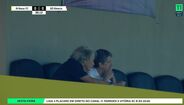Jorge Jesus na bancada da Cidade do Futebol
