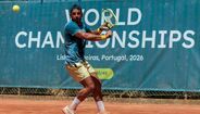 Fred Gil em ação no Campeonato do Mundo de Seniores Individual