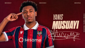 Yanis Musuayi é reforço do Levante de Luís Castro