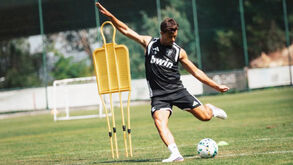 Henrique Araújo em ação no estágio do Casa Pia